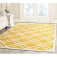 thumbnail image 1 of SAFAVIEH Cambridge Judy Geometric Wool Area Rug, Gold/Ivory, 9' x 12', 1 of 7