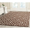 thumbnail image 1 of SAFAVIEH Cambridge Julian Geometric Wool Area Rug, Dark Brown/Ivory, 2' x 3', 1 of 4