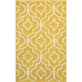 thumbnail image 1 of SAFAVIEH Cambridge Julian Geometric Wool Area Rug, Gold/Ivory, 4' x 6', 1 of 7