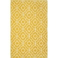 thumbnail image 1 of SAFAVIEH Cambridge Julian Geometric Wool Area Rug, Gold/Ivory, 6' x 6' Square, 1 of 7