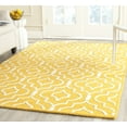thumbnail image 1 of SAFAVIEH Cambridge Julian Geometric Wool Area Rug, Gold/Ivory, 6' x 9', 1 of 7