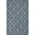 thumbnail image 1 of SAFAVIEH Cambridge Julian Geometric Wool Area Rug, Navy Blue/Ivory, 6' x 9', 1 of 8