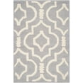 thumbnail image 1 of SAFAVIEH Cambridge Julian Geometric Wool Area Rug, Silver/Ivory, 2' x 3', 1 of 7