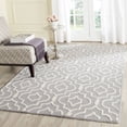 thumbnail image 1 of SAFAVIEH Cambridge Julian Geometric Wool Area Rug, Silver/Ivory, 5' x 8', 1 of 7