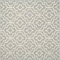 thumbnail image 1 of SAFAVIEH Cambridge Julian Geometric Wool Area Rug, Silver/Ivory, 8' x 8' Square, 1 of 7