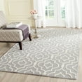 thumbnail image 1 of SAFAVIEH Cambridge Julian Geometric Wool Area Rug, Silver/Ivory, 9' x 12', 1 of 5