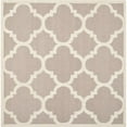 thumbnail image 1 of SAFAVIEH Cambridge Justine Geometric Quatrefoil Wool Area Rug, Beige/Ivory, 4' x 4' Square, 1 of 10