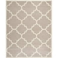 thumbnail image 1 of SAFAVIEH Cambridge Justine Geometric Quatrefoil Wool Area Rug, Beige/Ivory, 4' x 6', 1 of 10