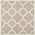 thumbnail image 1 of SAFAVIEH Cambridge Justine Geometric Quatrefoil Wool Area Rug, Beige/Ivory, 8' x 8' Square, 1 of 10