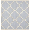 thumbnail image 1 of SAFAVIEH Cambridge Justine Geometric Quatrefoil Wool Area Rug, Light Blue/Ivory, 2' x 3', 1 of 11
