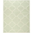 thumbnail image 1 of SAFAVIEH Cambridge Justine Geometric Quatrefoil Wool Area Rug, Light Green/Ivory, 8' x 10', 1 of 11