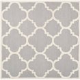 thumbnail image 1 of SAFAVIEH Cambridge Justine Geometric Quatrefoil Wool Area Rug, Silver/Ivory, 10' x 14', 1 of 11