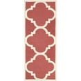thumbnail image 1 of SAFAVIEH Cambridge Justine Geometric Quatrefoil Wool Runner Rug, Rust/Ivory, 2'6" x 10', 1 of 10