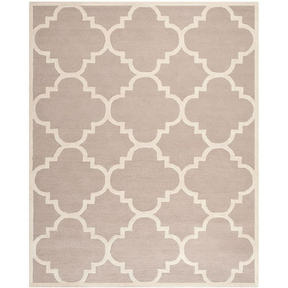 SAFAVIEH Cambridge Justine Geometric Wool Area Rug, Beige/Ivory, 11' x 15'