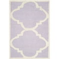 thumbnail image 1 of SAFAVIEH Cambridge Justine Geometric Wool Area Rug, Lavender/Ivory, 5' x 8', 1 of 11