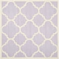 thumbnail image 1 of SAFAVIEH Cambridge Justine Geometric Wool Area Rug, Lavender/Ivory, 6' x 6' Square, 1 of 11