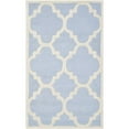 thumbnail image 1 of SAFAVIEH Cambridge Justine Geometric Wool Area Rug, Light Blue/Ivory, 3' x 5', 1 of 11