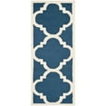 thumbnail image 1 of SAFAVIEH Cambridge Justine Geometric Wool Runner Rug, Navy/Ivory, 2'6" x 20', 1 of 11