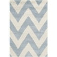 thumbnail image 1 of SAFAVIEH Cambridge Kaitlyn Geometric Wool Area Rug, Light Blue/Ivory, 2'6" x 4', 1 of 7
