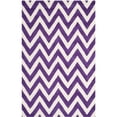 thumbnail image 1 of SAFAVIEH Cambridge Kaitlyn Zig Zag Stripes Wool Area Rug, Purple/Ivory, 6' x 9', 1 of 8