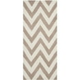 thumbnail image 1 of SAFAVIEH Cambridge Kaitlyn Zig Zag Stripes Wool Runner Rug, Beige/Ivory, 2'6" x 6', 1 of 7