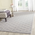 thumbnail image 1 of SAFAVIEH Cambridge Karen Geometric Wool Area Rug, Silver/Ivory, 9' x 12', 1 of 7