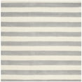 thumbnail image 1 of SAFAVIEH Cambridge Keaton Geometric Wool Area Rug, Gray/Ivory, 4' x 4' Square, 1 of 5
