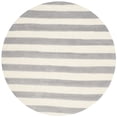 thumbnail image 1 of SAFAVIEH Cambridge Keaton Geometric Wool Area Rug, Gray/Ivory, 6' x 6' Round, 1 of 5