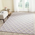 thumbnail image 1 of SAFAVIEH Cambridge Kenneth Geometric Diamonds Wool Area Rug, Lavender/Ivory, 3' x 5', 1 of 5