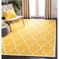 thumbnail image 1 of SAFAVIEH Cambridge Kevin Geometric Wool Area Rug, Gold/Ivory, 11'6" x 16', 1 of 10