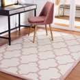thumbnail image 1 of SAFAVIEH Cambridge Kevin Geometric Wool Area Rug, Ivory/Beige, 3' x 5', 1 of 13