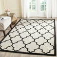 thumbnail image 1 of SAFAVIEH Cambridge Kevin Geometric Wool Area Rug, Ivory/Black, 5' x 8', 1 of 6