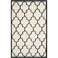 thumbnail image 1 of SAFAVIEH Cambridge Kevin Geometric Wool Area Rug, Ivory/Black, 6' x 6' Round, 1 of 7