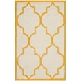 thumbnail image 1 of SAFAVIEH Cambridge Kevin Geometric Wool Area Rug, Ivory/Gold, 3' x 5', 1 of 5