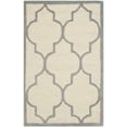 thumbnail image 1 of SAFAVIEH Cambridge Kevin Geometric Wool Area Rug, Ivory/Silver, 2' x 3', 1 of 6