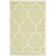 thumbnail image 1 of SAFAVIEH Cambridge Kevin Geometric Wool Area Rug, Light Green/Ivory, 2'6" x 4', 1 of 5