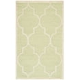 thumbnail image 1 of SAFAVIEH Cambridge Kevin Geometric Wool Area Rug, Light Green/Ivory, 3' x 5', 1 of 5