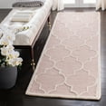 thumbnail image 1 of SAFAVIEH Cambridge Kevin Geometric Wool Runner Rug, Light Pink/Ivory, 2'6" x 8', 1 of 6
