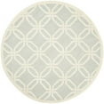 thumbnail image 1 of SAFAVIEH Cambridge Kierra Geometric Wool Area Rug, Light Gray/Ivory, 6' x 6' Round, 1 of 7
