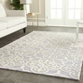 thumbnail image 1 of SAFAVIEH Cambridge Kimberly Geometric Wool Area Rug, Lavender/Ivory, 6' x 9', 1 of 7