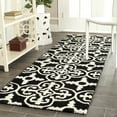 thumbnail image 1 of SAFAVIEH Cambridge Kimberly Geometric Wool Runner Rug, Black/Ivory, 2'3" x 22', 1 of 7