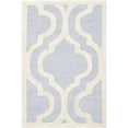 thumbnail image 1 of SAFAVIEH Cambridge Kirsten Geometric Wool Area Rug, Light Blue/Ivory, 5' x 7', 1 of 10