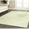 thumbnail image 1 of SAFAVIEH Cambridge Kirsten Geometric Wool Area Rug, Light Green/Ivory, 9' x 12', 1 of 7
