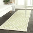 thumbnail image 1 of SAFAVIEH Cambridge Kirsten Geometric Wool Runner Rug, Light Green/Ivory, 2'6" x 8', 1 of 7