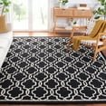 thumbnail image 1 of SAFAVIEH Cambridge Kyle Geometric Wool Area Rug, Black/Ivory, 9' x 12', 1 of 8