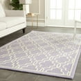 thumbnail image 1 of SAFAVIEH Cambridge Kyle Geometric Wool Area Rug, Lavender/Ivory, 4' x 6', 1 of 8