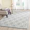thumbnail image 1 of SAFAVIEH Cambridge Kyle Geometric Wool Area Rug, Silver/Ivory, 12' x 18', 1 of 6