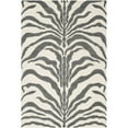 thumbnail image 1 of SAFAVIEH Cambridge Leah Geometric Wool Area Rug, Ivory/Dark Gray, 6' x 6' Round, 1 of 8