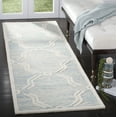 thumbnail image 1 of SAFAVIEH Cambridge Leland Geometric Wool Runner Rug, Light Blue/Ivory, 2'6" x 8', 1 of 7