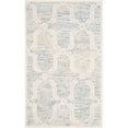 thumbnail image 1 of SAFAVIEH Cambridge Leland Geometric Wool Area Rug, Light Blue/Ivory, 4' x 6', 1 of 7